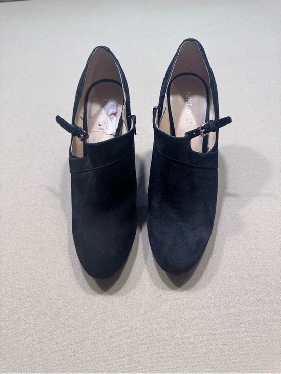 Nine West Shoes - Nine West Black Suede Mary Jane Pump Heels